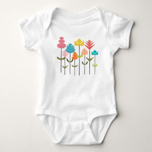 Flower Patch  Baby Bodysuit
