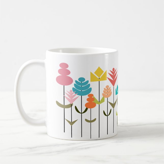 Flower Patch  Coffee Mug (Left)