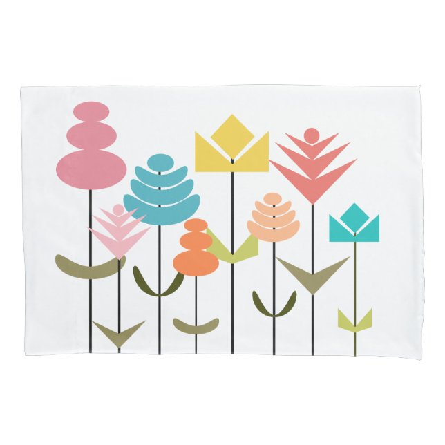Flower Patch  Pillowcase (Front)