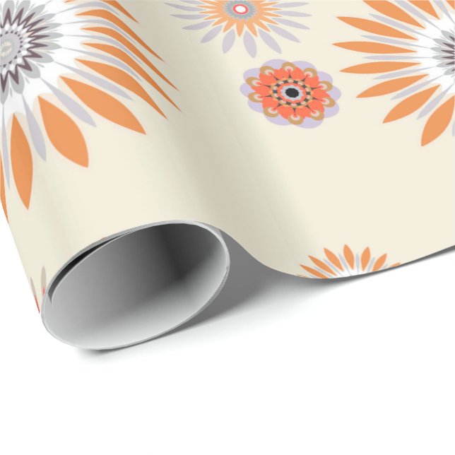 Flower Pattern 4 Wrapping Paper (Roll Corner)