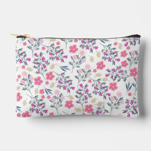 Flower pattern accessory pouch