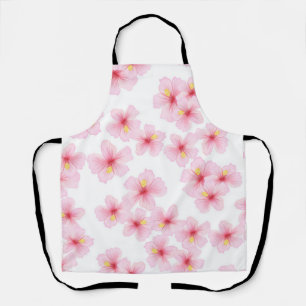 Flower pattern apron