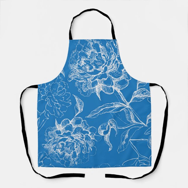 Flower pattern apron (Front)