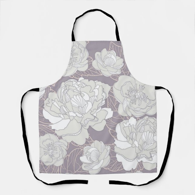 Flower pattern apron (Front)