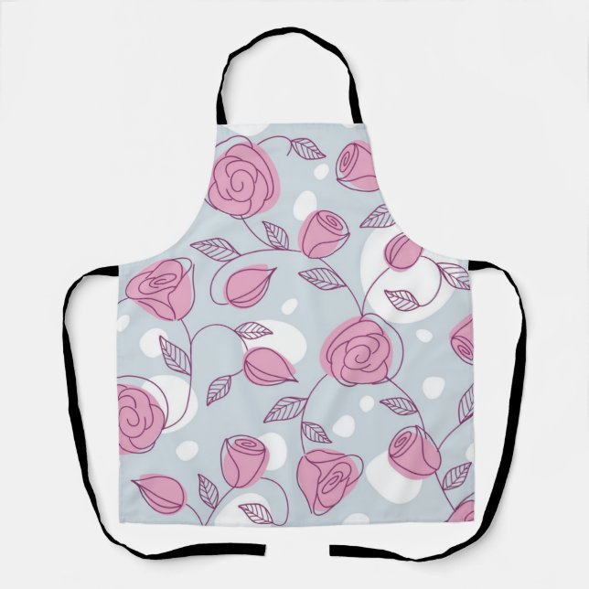 Flower pattern apron (Front)