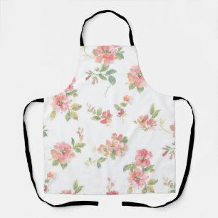 Flower pattern apron