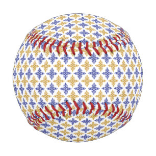 Flower Pattern Baseball