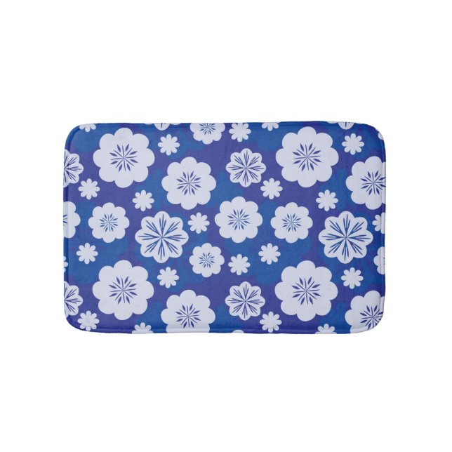 flower pattern bath mat (Front)