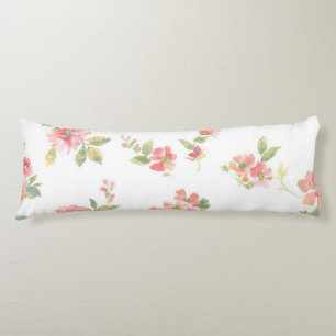 Flower pattern body cushion