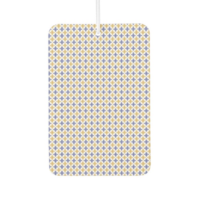 Flower Pattern Car Air Freshener (Front)