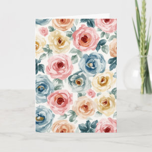 Flower Pattern Card