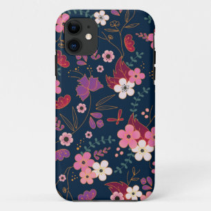 Flower pattern iPhone 11 case