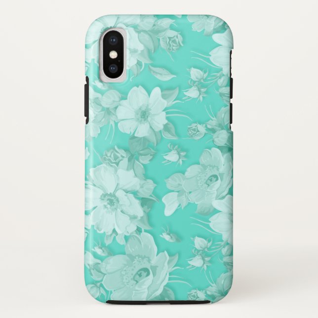 Flower Pattern Case-Mate iPhone Case (Back)