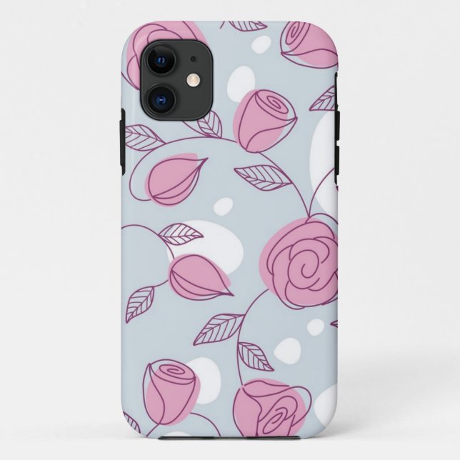 Flower pattern Case-Mate iPhone case (Back)