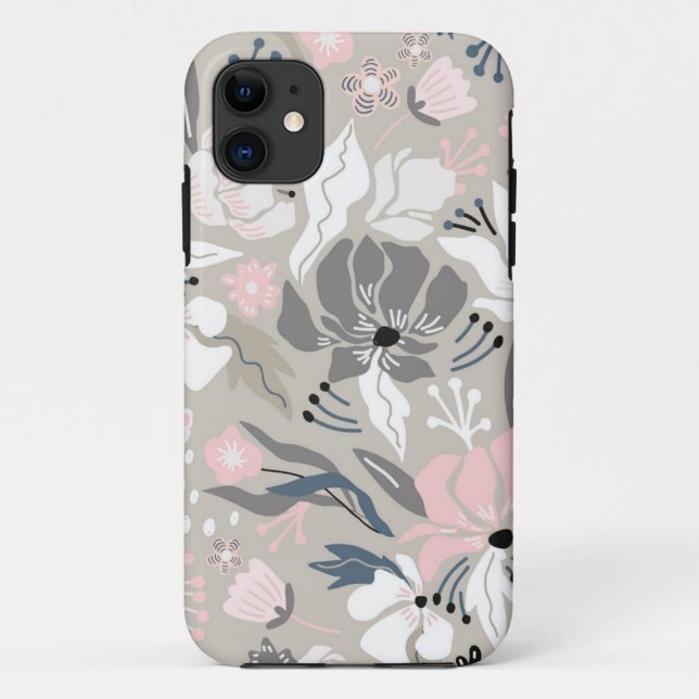 Flower pattern Case-Mate iPhone case (Back)