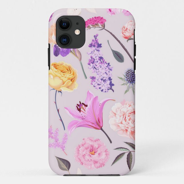 Flower pattern Case-Mate iPhone case (Back)
