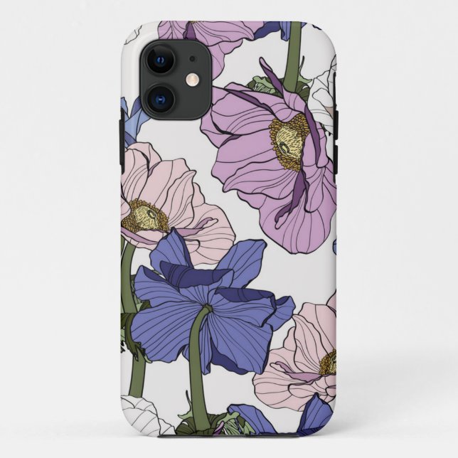 Flower pattern Case-Mate iPhone case (Back)