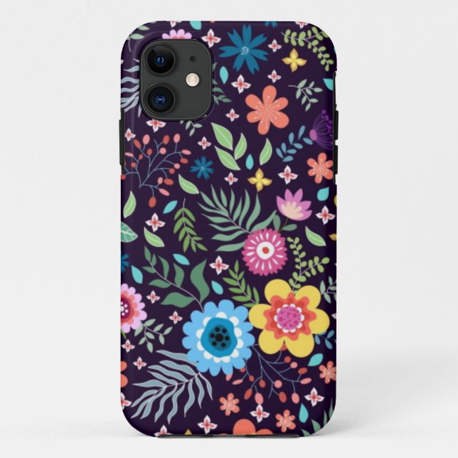 Flower pattern Case-Mate iPhone case (Back)