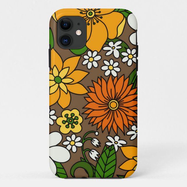 Flower pattern Case-Mate iPhone case (Back)