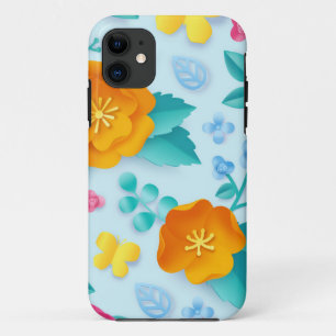 Flower pattern iPhone 11 case