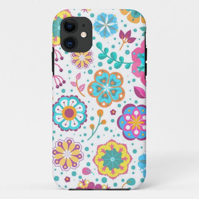 Flower pattern Case-Mate iPhone case (Back)