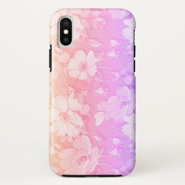 Flower Pattern Case-Mate iPhone Case (Back)