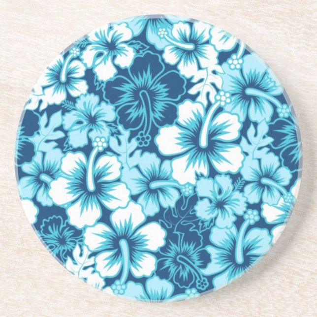Flower pattern coaster (Front)