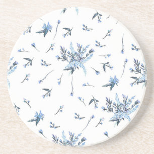 Flower pattern coaster
