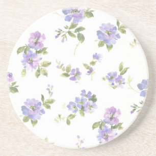 Flower pattern coaster