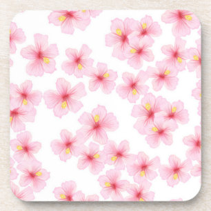 Flower pattern coaster