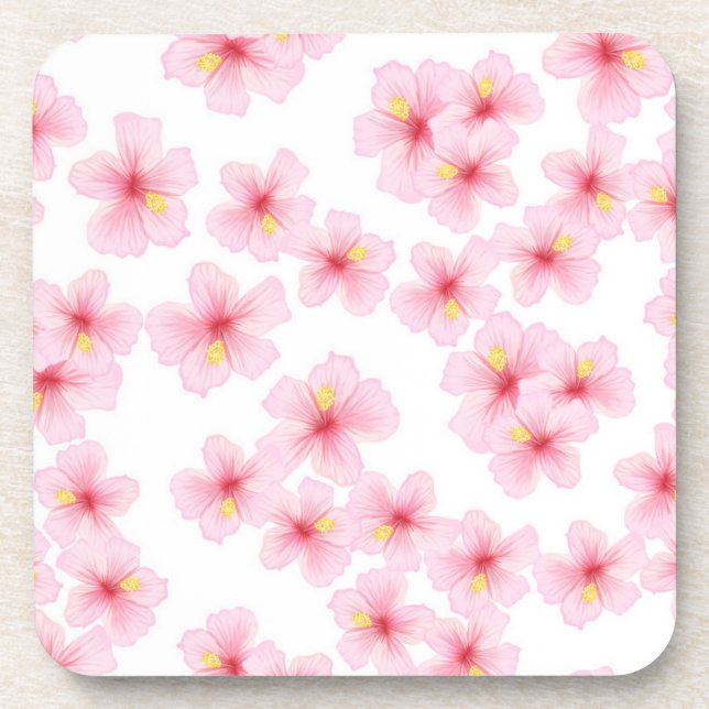 Flower pattern coaster (Front)