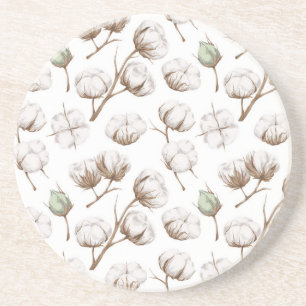 Flower pattern coaster