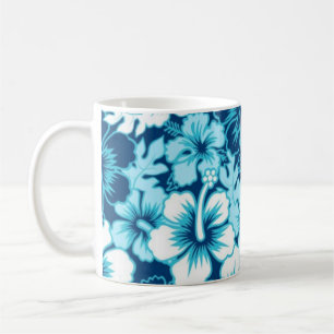Flower pattern coffee mug