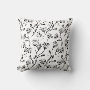 Flower pattern cushion