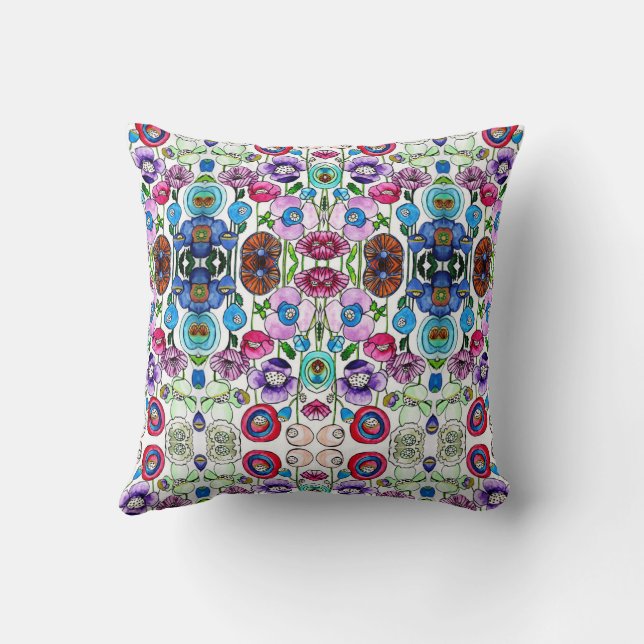 flower pattern cushion (Back)