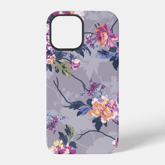 flower pattern design textile illustrationart, bac iPhone case (Back)