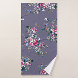 flower pattern design textile illustrationpattern, bath towel