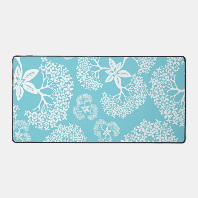 Flower pattern desk mat (Front)