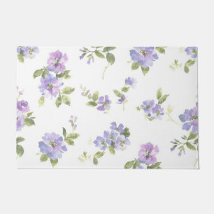 Flower pattern doormat