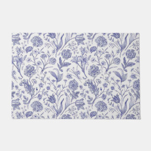 Flower pattern doormat