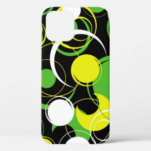 Flower pattern drawingabstract,art,background,back iPhone 12 case
