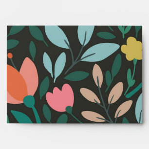 Flower pattern envelope