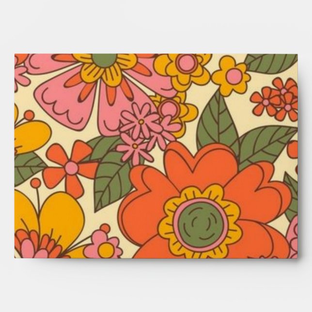 Flower pattern envelope (Front)