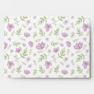 Flower pattern envelope