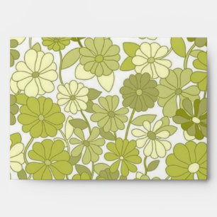 Flower pattern envelope
