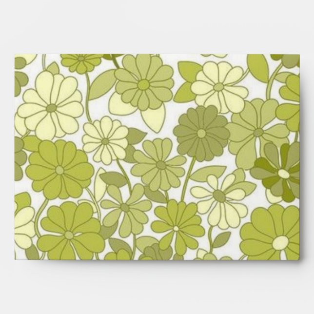 Flower pattern envelope (Front)