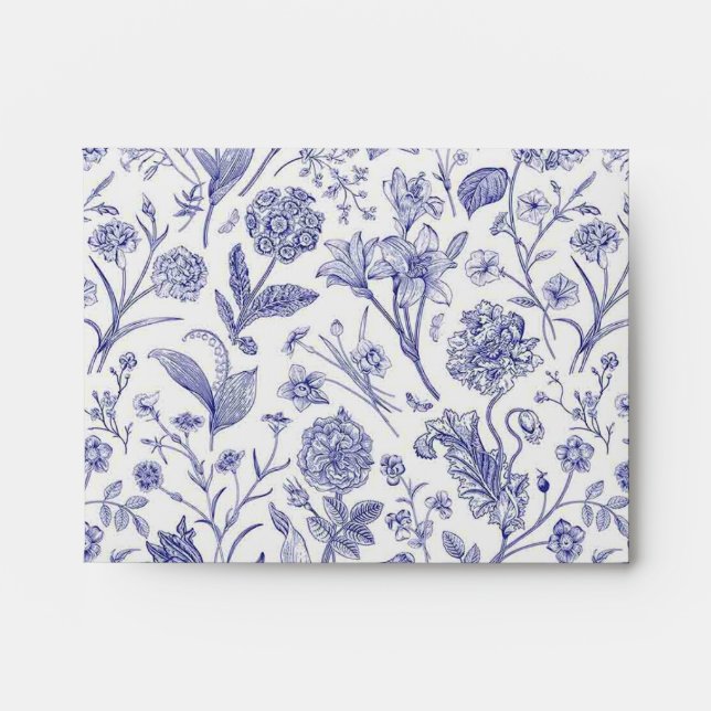 Flower pattern envelope (Front)