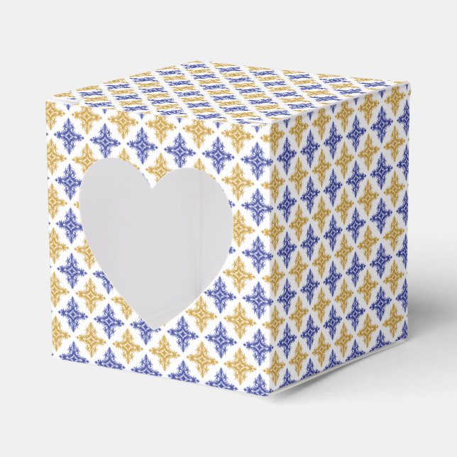 Flower Pattern Favour Box (Front Side)