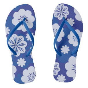 flower pattern flip flops