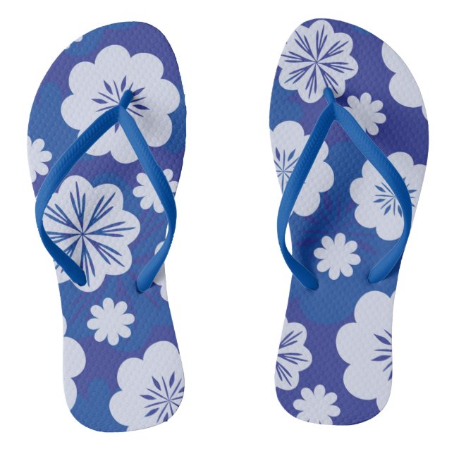 flower pattern flip flops (Footbed)